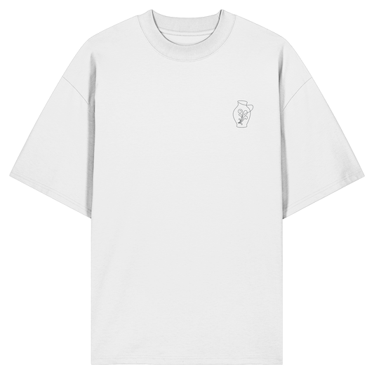 Organic Oversize Shirt - Bembel gestickt