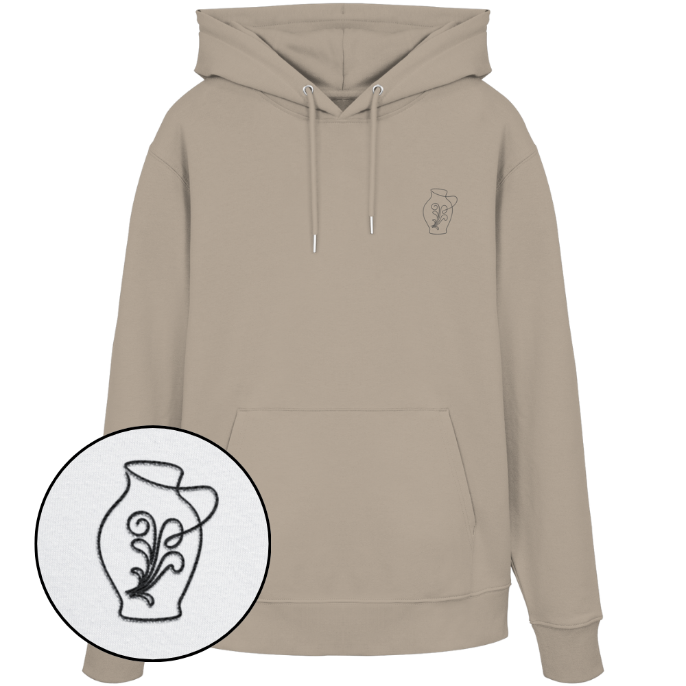 Organic Hoodie - Bembel gestickt