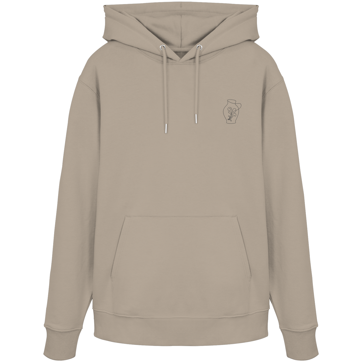 Organic Hoodie - Bembel gestickt