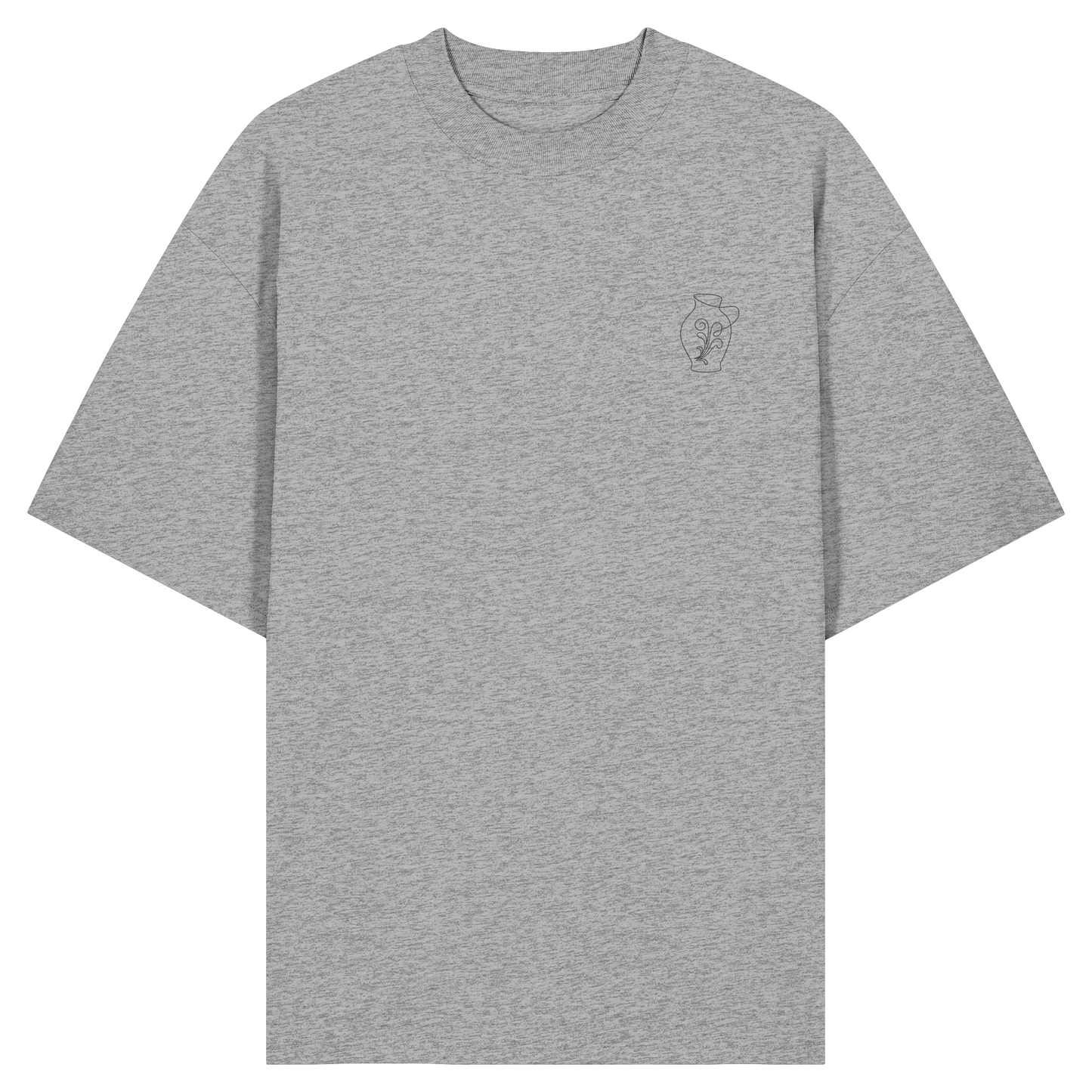 Organic Oversize Shirt - Bembel gestickt