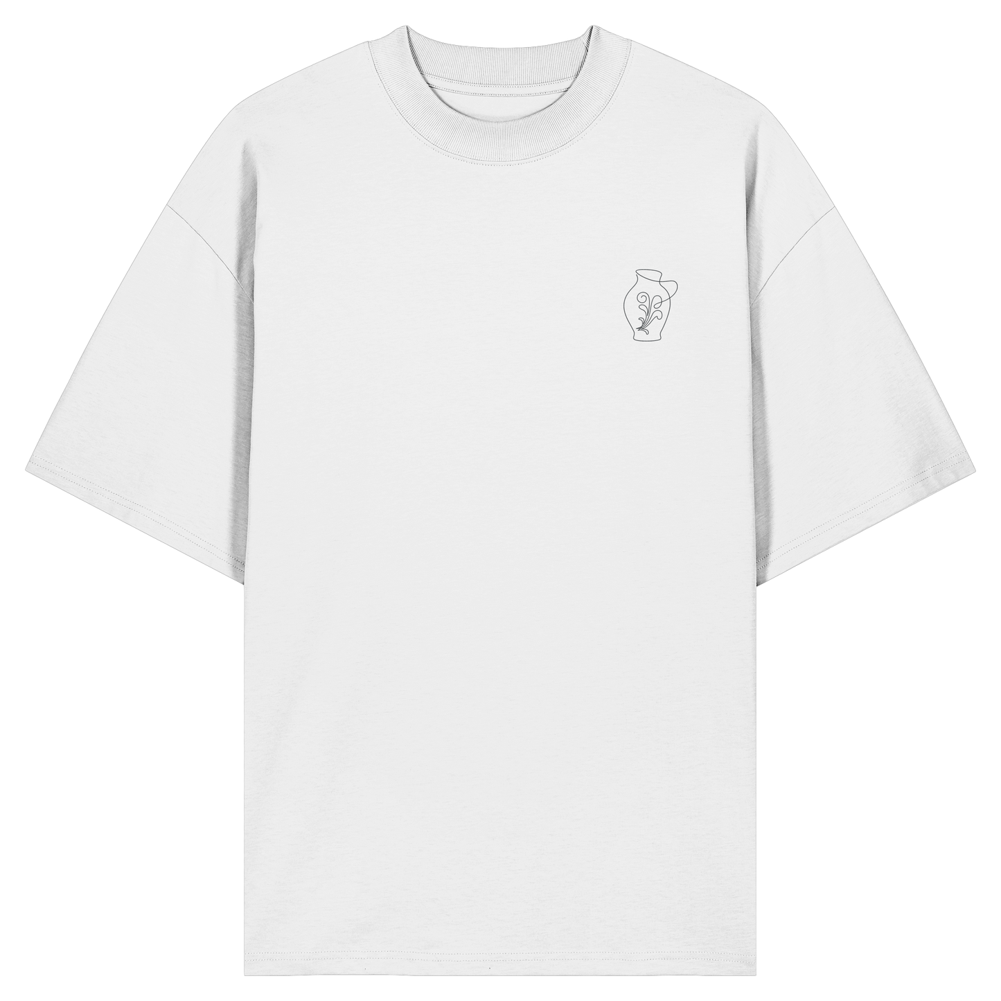 Organic Oversize Shirt - Bembel gestickt